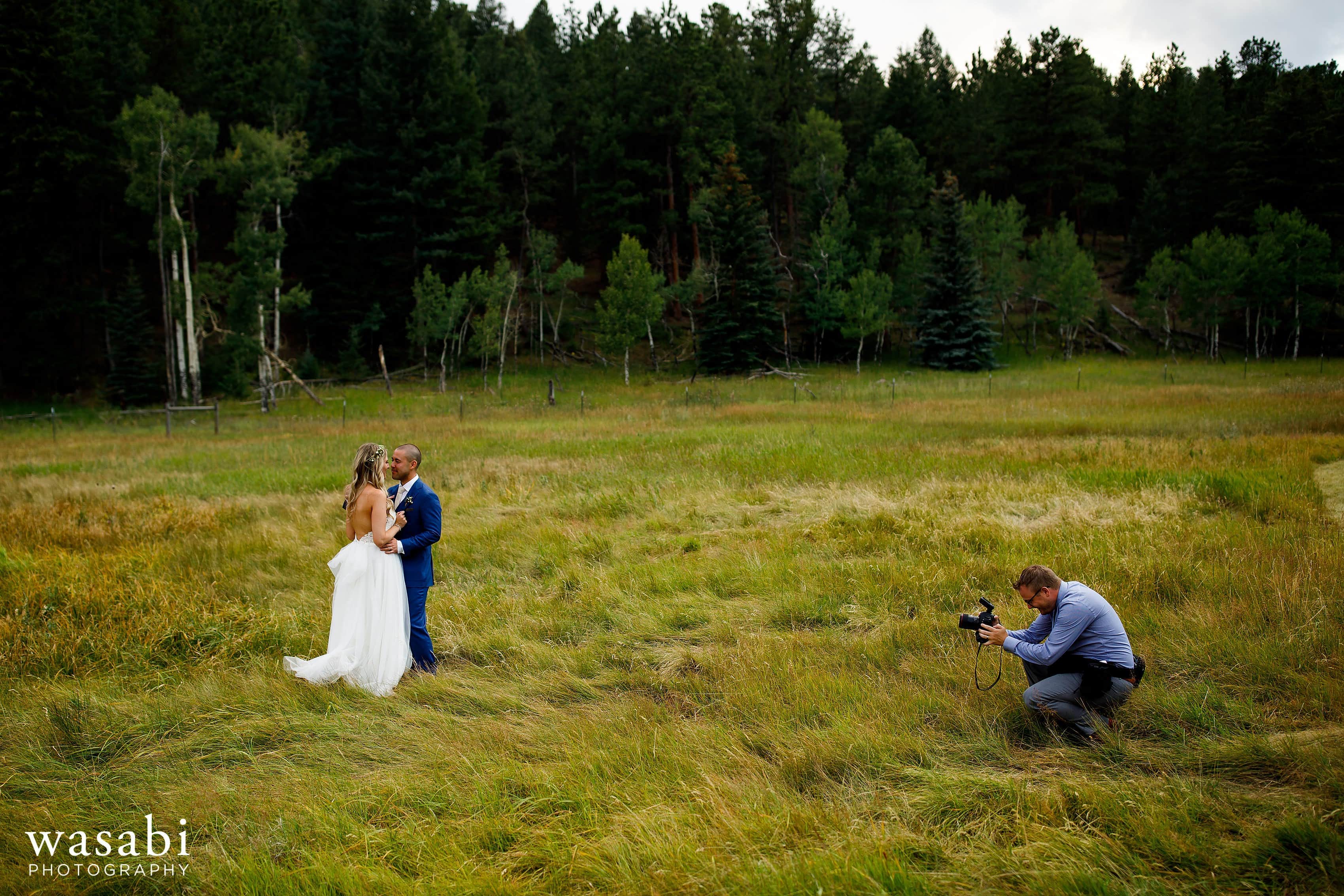 A Behind the Scenes look back at Wasabi Photography's 2018 wedding with photos of our team going above and beyond to make the best images for our couples!