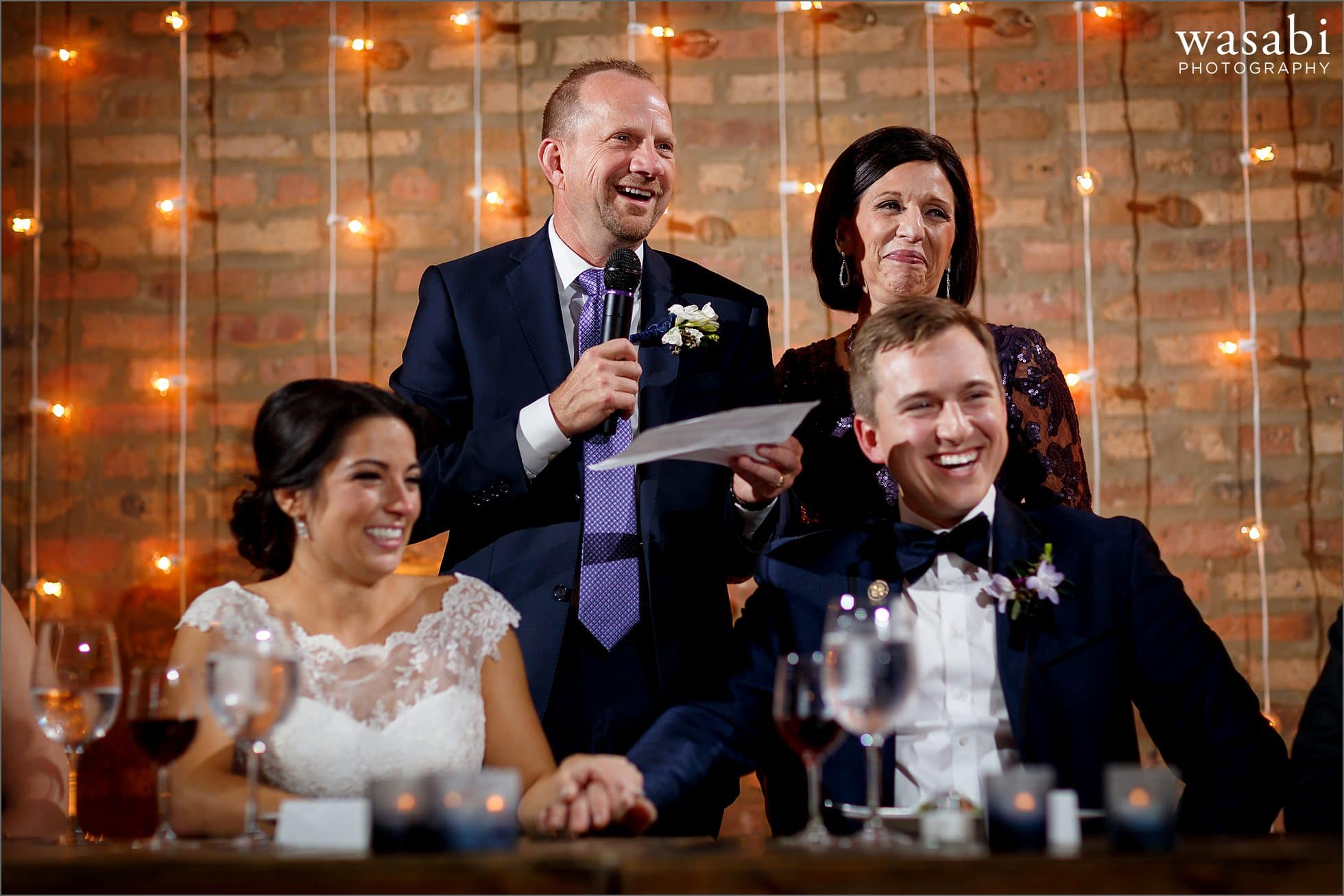 parent toast speech wedding photos