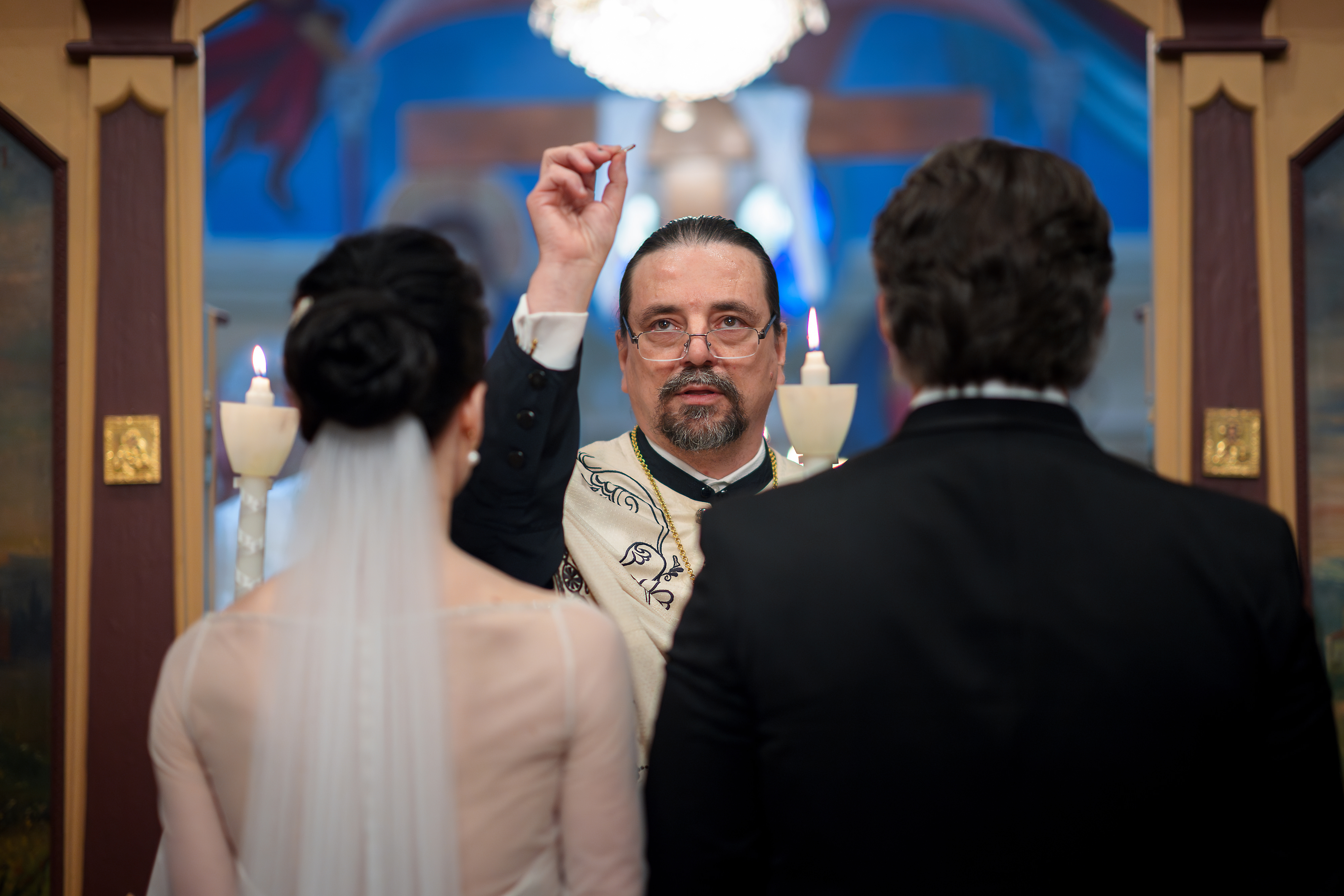 Serbian Orthodox Wedding at St. George church in East Chicago Indiana