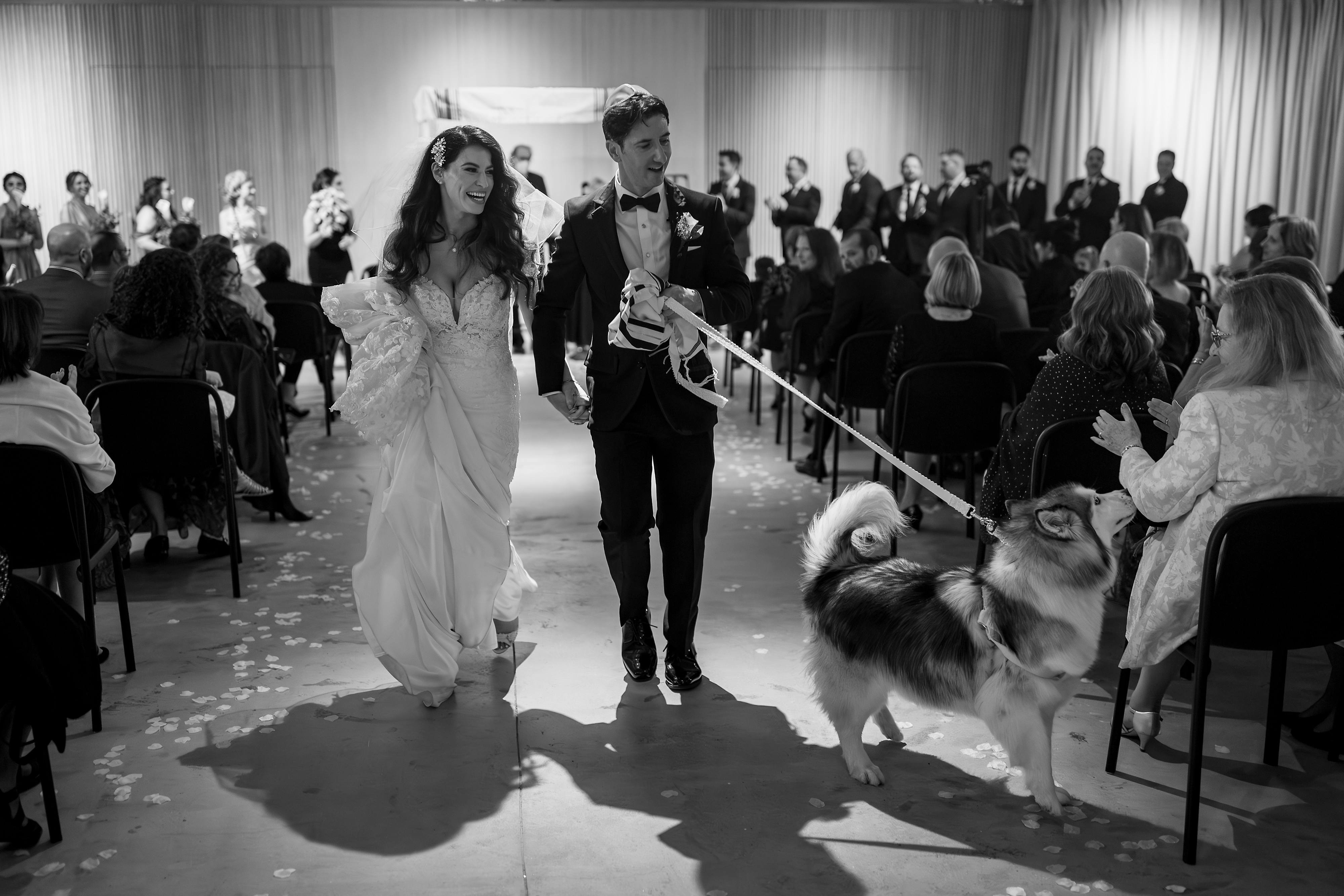 Jewish wedding ceremony at Sarabande in Chicago