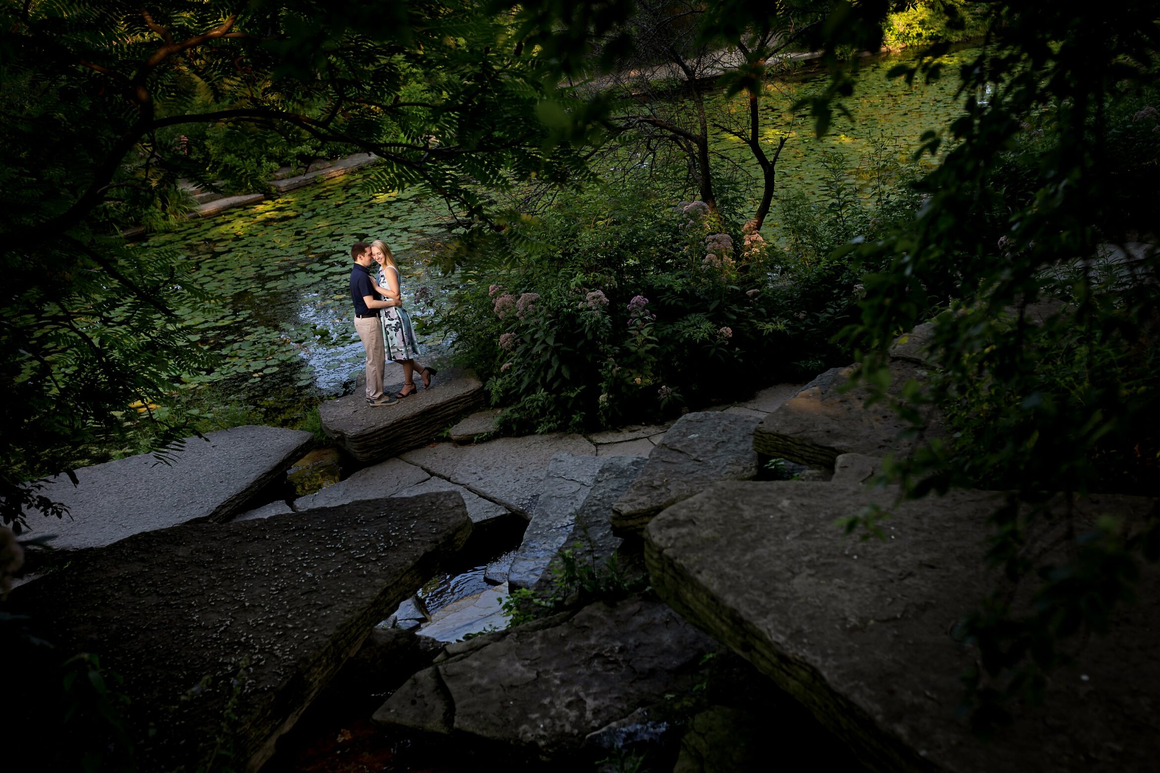 alfred-caldwell-lily-pool-engagement-photos-03